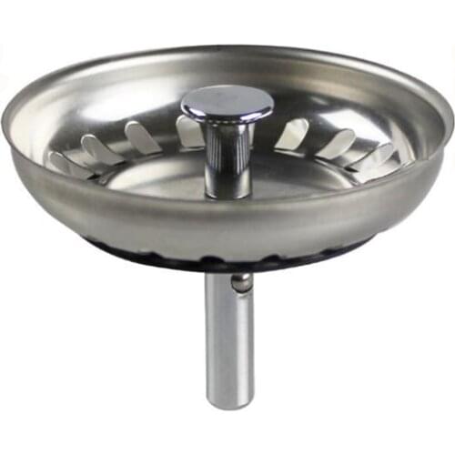 1pc High Quality 304 Stainless Steel Kitchen Sink Strainer Stopper Waste Plug Sink Filter Bathroom Basin Sink Drain