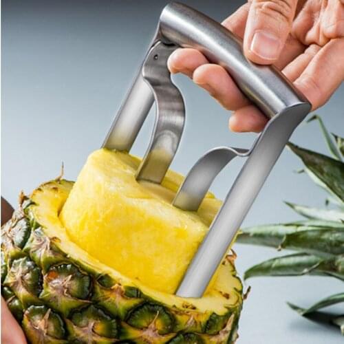 Stainless Steel Pineapple Peerler Machine Corer Fruit Slicer Parer Cutter High Qualtiy Kitchen Gadget Fruit Cutting Tool 1pc