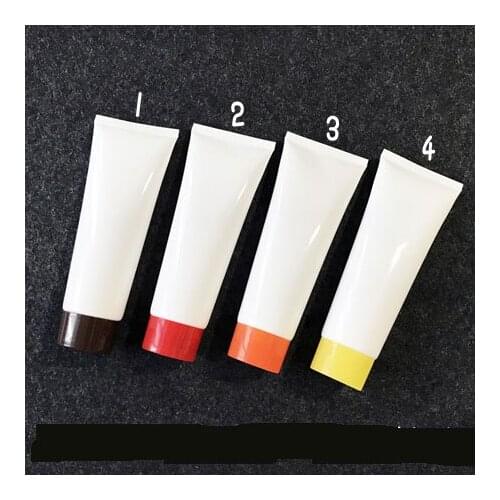 120ML 120G 300pcs/lot DIY White Cosmetic Refillable Container Hose Soft Hand Cream Tube White Clean Cream Packing Tube