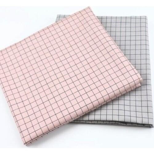 235cm wide Fabric Gemoetry grid Cotton Fabric Tecido Quilting Bedding Set Tissue Home Textile Patchwork Sewing Cloth Craft Grey