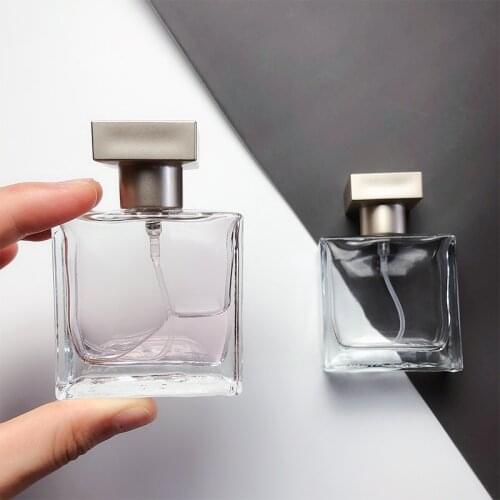 30ML Square Clear Dispensing Empty Portable Cosmetic Empty Bottle 100PCS/LOT