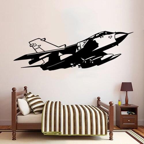 3D plane Family Wall Stickers Mural Art Home Decor vinyl Stickers Wall Decals Kids Room Decor Living Room adesivo de parede