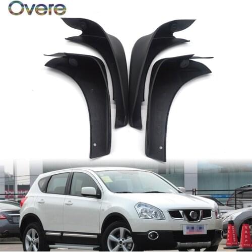 OVERE Car Front Rear Mudguards For 2007 2008 2009 2010 2011 2012 2013 Nissan Qashqai / +2 / Dualis J10 1Set Mudflaps Accessories