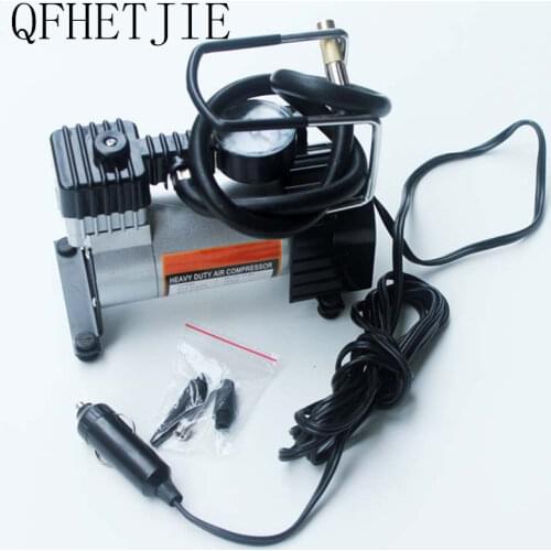 Automobile Air Pump Cigarette Lighter 12V Double Cylinder Car Air Compressor Car Tire Inflatable Pump for Car Emergency Camping