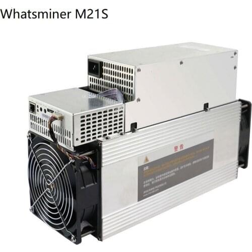 Bitcoin BTC Miner Second Used Whatsminer M21S 50T 52T 54T 56T 58T High Hashrate Blockchain Miner Whatsminer M21S