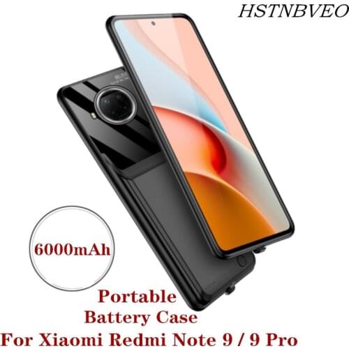 For Xiaomi Redmi Note 9 Pro battery case Portable Power Bank Battery Charging Case For Redmi Note 9 Battery Charger Cases