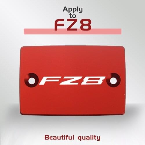 CNC Aluminum Motorcycle Brake Fluid Fuel Reservoir Tank Cover Cap FOR YAMAHA FZ8 Fazer 2010-2014