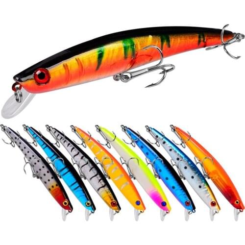 10 Colors Fishing Fake Bait Predator Wobbler Plastic Lure Japan 11.5cm 10.2g Goods for Fishing Pike Lure Sea Bass Carp Gear New