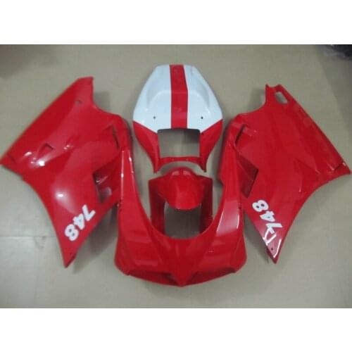 DUCATI Mold Fairing kit for DUCATI 748 996 998 03 04 05 DUCATI 748 916 996 998 2003 2005 red white Fairings set+7gifts DC33