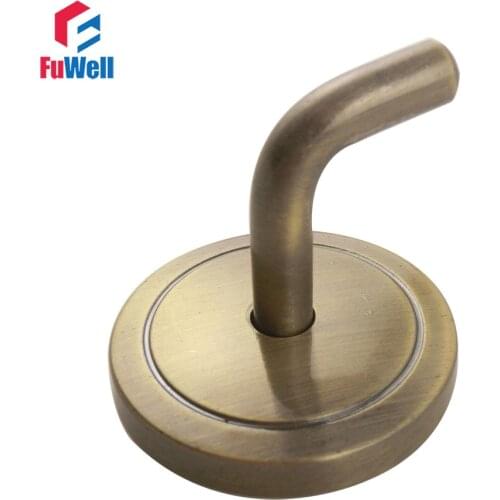2pcs Zinc Alloy Hooks Hanger Bronze Color Wall Mounted Hooks for Hanging Clothes Coat Furniture Hook