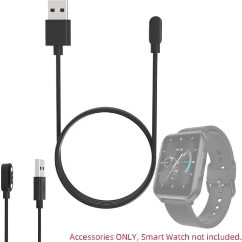 2pin Magnetic Smartwatch Dock Charger Adapter USB Charging Cable Cord for Lenovo S2 Pro S2pro Smart Watch Accessories