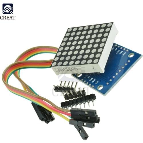 DC 5V MAX7219 8*8 8x8 Dot matrix Common Cathode Driver Module MCU Control Display Board For Arduino Diy MAX7219EWG