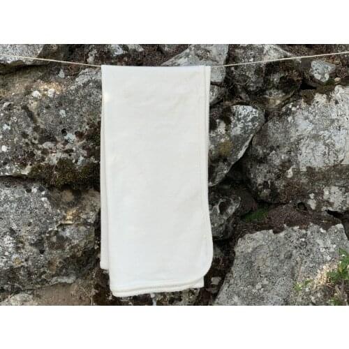 Naturaborn GOTS Certified Organic Baby Blanket Crocheted 80x80 cm