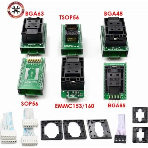 2021 Newest BGA63 BGA64 BGA48 BGA169 TSOP32 TSOP40 TSOP48 TSOP56 Adapters Only For XGecu T56 Nand Programmer