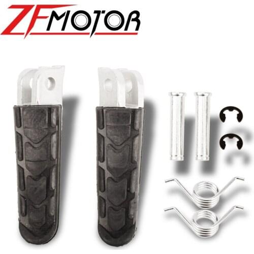 Motorcycle Front Foot Peg Aluminum Footrest Pedal For HONDA CB400 V-TEC 99-10 CB1300 2003-2012 CBR1100XX 99-06 CBR600 98-02