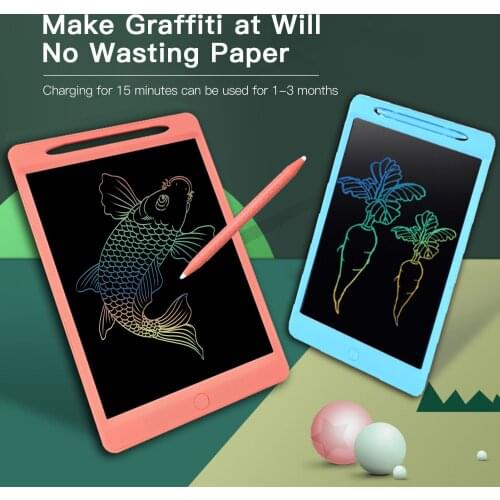 LCD Writing Tablet 11.5 Inch Handwriting Drawing Tablet Colorful Screen with Stylus Lock Button for Educational Learning