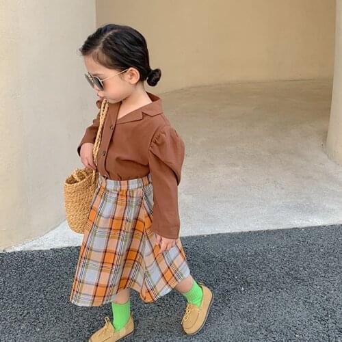 Girl Christmas Outfit Girls Clothing Set Toddler Girl Fall Clothes 2021 Kids Winter Clothes Two Piece Skirt Set