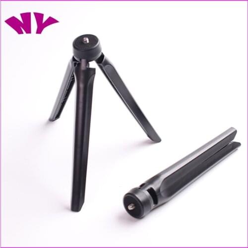 Mini Camera Tripod 1/4 Standard Screw 2kg Strong Load Portable Plastic Table Tripod Grip Stabilizer For Ring Light