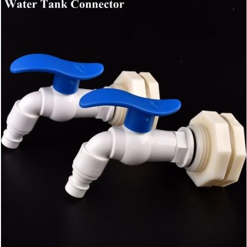 1/2'' 3/4'' Water Tank Connector Aquarium Drain Pipe Joints Home Kitchen Washing Machine Accessories Garden Irrigation Fittings
