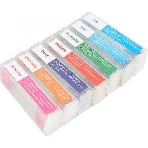 35pcs Biology Glass Prepared Microscope Slides Lab Specimens Set Medical And Biological Experiment Teaching