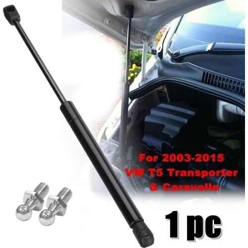 2 Ball Pins Car Front Gas Bonnet Hood Lift Support Strut Fit For VW T5/T5.1 Transporter 2003-2015 Support rod Auto Parts Tool