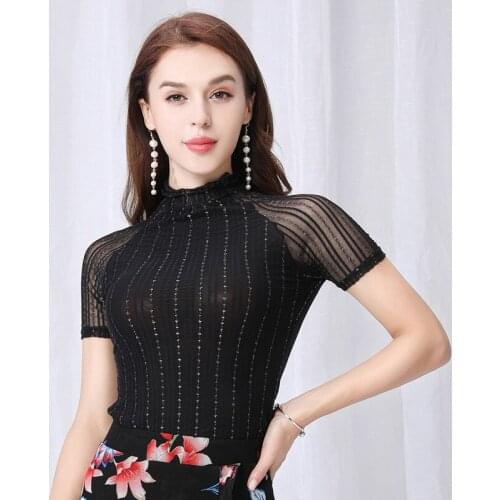 Latin Dance Top For Women Black Latin Dance Costumes Tango Salsa Cha Cha Samba Rumba Ballroom Performance Practice Wear SL1879