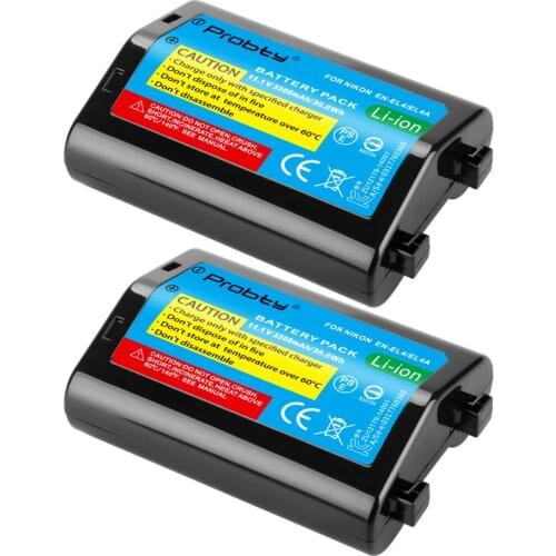 High quality for Nikon D2Z D2H D2Hs D2X D2Xs D3 D3S F6 D3X ENEL4 ENEL4A camera battery with EN-EL4 EN-EL4A battery