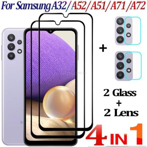 Camea Lens Glass For Samsung Galaxy A32 Glass A52 A51 A50 On Galaxy A22 A71 A72 Screen Protector for SamsungA42 A02 A12 Pelicula