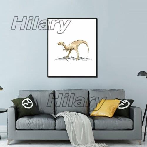 Animal Painting World Overlord Dinosaur Hd Painting Poster Home Living Room and Bedroom Wall Art Decoration Can Be Customized
