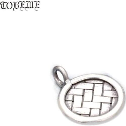 100% 925 Silver Charms Thailand Silver Small Pendant DIY Jewelry Lucky Charms DIY Jewelry Findings