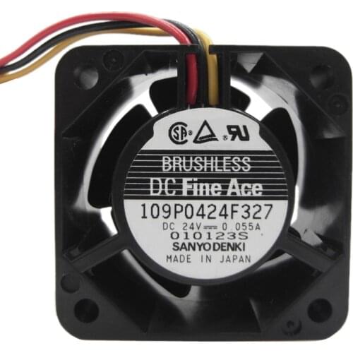 109P0424F327 original authentic 4028 24V 0.055A 4cm industrial computer server fan