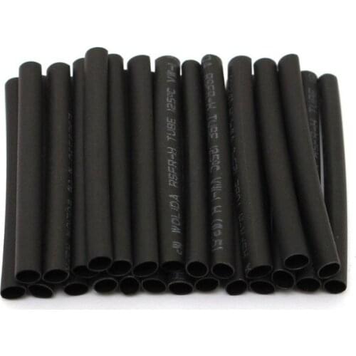 Hot Sale 127 PCS 7.28m Black 2:1 Assortment Heat Shrink Tubing Tube Car Cable Sleeving Wrap Wire Kit Useful Electric Tubings