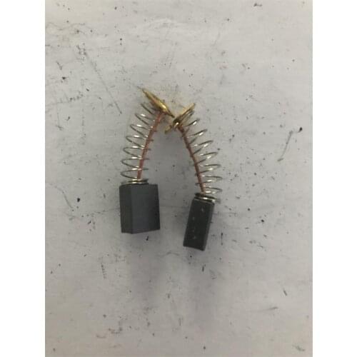 2pcs 5x8x11mm 0.19"x0.31"x0.43" Electric Motor Graphite Carbon Brushes Springs & Wires Power Tool