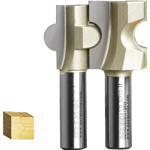 2pcs/set Woodworking Tools Glue Joint Bit Arden Router Bits -1/2*1/4-I,1/2*1/4-II -1/2"Shank-Arden A1710178&88