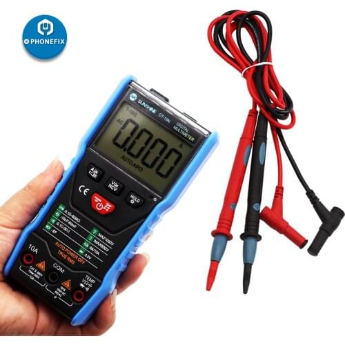 DT-19N Customized Mini Digital Multimeter for Mobile Phone Repair Temperature Measurement AC DC Resistance Tester with Light