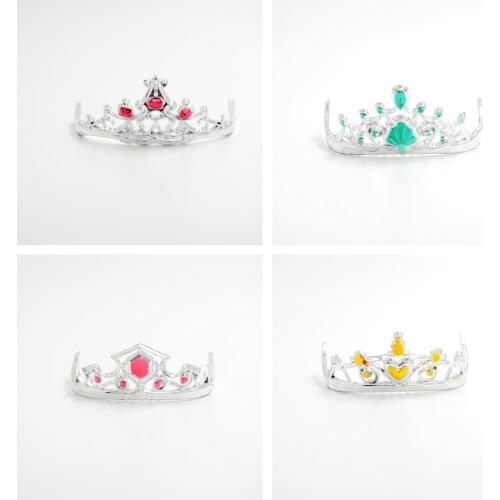 8Pcs/lot Children Crown Headbands Newborn Baby Rhinestone Princess Tiara Headwear Hairband Cute Star Headdress Hair Accessories