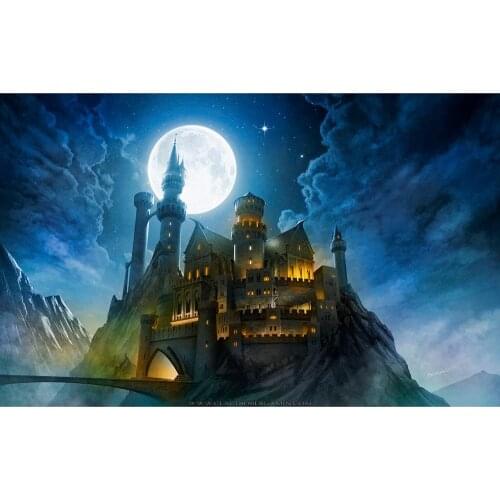 Div 5D Harry H-ogwarts Castle Full Diamond Painting cross stitch kits art Cartoon 3D paint by diamonds