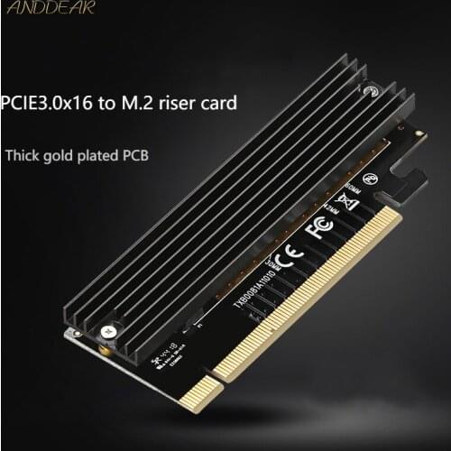 ANDDEAR adapter card M.2 to PCIE3.0 computer high-speed expansion card X16 solid state drive adapter card