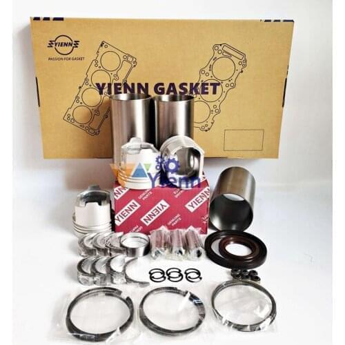 3D75N Overhaul Rebuild kit Full Gasket Liner Piston Ring Bearing Set For Komatsu Loader Excavator Tractor Engine Spare Parts