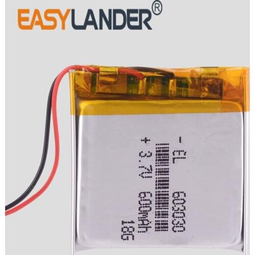 603030 3.7V 480mAh Rechargeable li Polymer Li-ion Battery For mp3 mp4 mp5 DVR GPS PSP Vedio Game toys Tools 602929 603131 063030