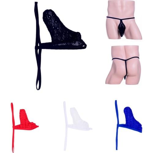 Mens Sexy Underwear Jockstrap Mini Briefs G-string Thongs Lingerie Night Bikini