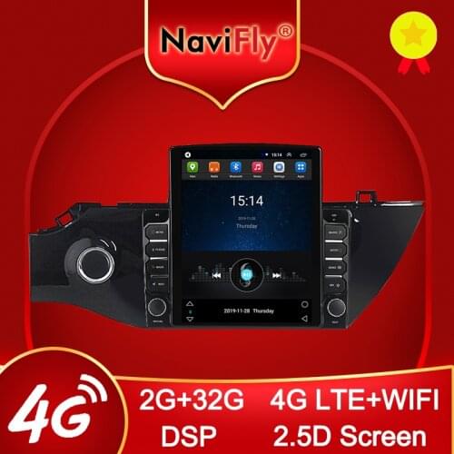 Navifly 2.5D 9.7" Tesla style for Kia RIO 4 K2 2016-2019 Android Radio Car multimedia player navigation gps No 2 din DVD