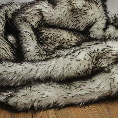 Beach wool wolf hair fur fabric fox plush imitation fur cloth fur faux fur blanket faux fur fabric mongolian fur faux