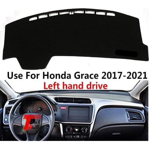 TAIJS Factory Casual Simple Polyester Fibre Car Dashboard Cover For Honda Grace 2017 2018 2019 2020 2021 Left hand drive