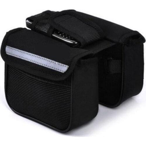 Bicycle Multi-Purpose Saddle Bag Squad Top Phone Holder-Black