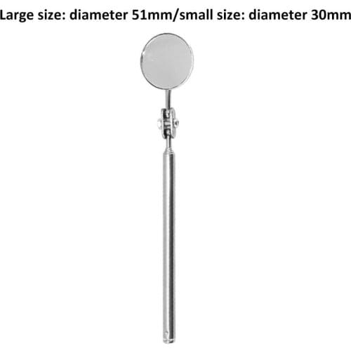 1PC Car Maintenance Inspection Mirror Universal Folding Telescopic Reflector Welding Chassis Inspection Mirror Car Accessories