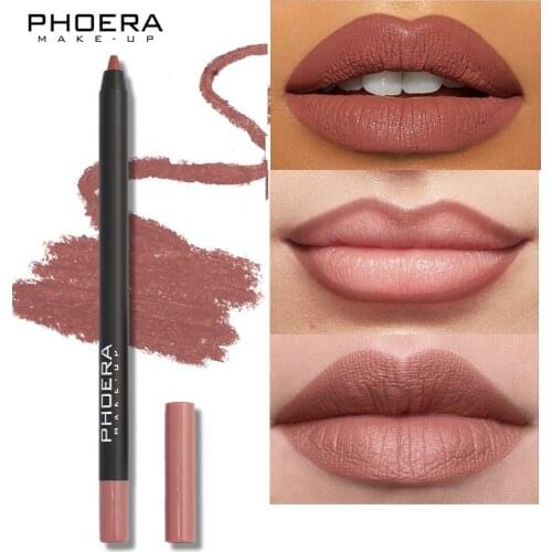 13 Colors Lipstick Pen Protable Lip Liner Pencil Makeup Contour Tint Sexy Red Matte Waterproof Lady Charming Lip Make Up TSLM1