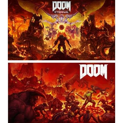 2style Choose DOOM Eternal Art Film Print Silk Poster for Your Home Wall Decor 24x36inch