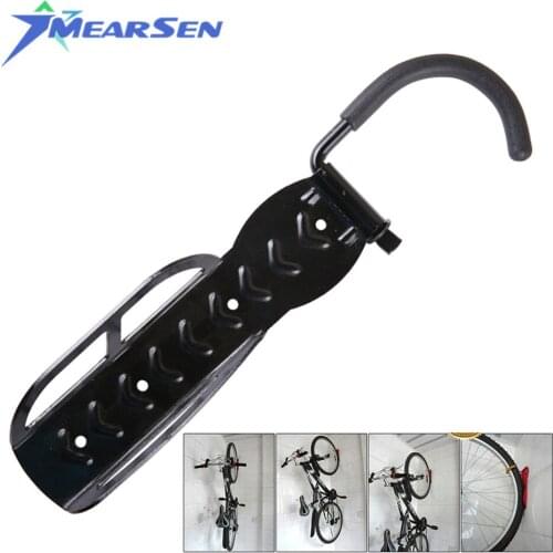 30KG Black Strong Bicycle Wall Hook Parking Rack Hanging Mountainous MTB Road Folding Bike Display Cycling Thicken Accessories