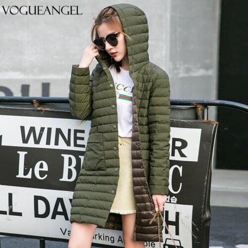 3XL Women Long Oversize Army Green Jackets Thick Casual 2021 Winter Female Coats Hooded Solid Piumini Donna
